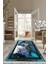 Dijital Baskılı Kaymaz Taban Yıkanabilir Modern Salon Halısı Mutfak Halısı Yolluk VH-HS-237 1
