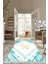Dijital Baskılı Kaymaz Taban Yıkanabilir Modern Salon Halısı Mutfak Halısı Yolluk VH-HS-414 1