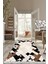 Dijital Baskılı Kaymaz Taban Yıkanabilir Modern Salon Halısı Mutfak Halısı Yolluk VH-HS-505 1