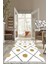 Dijital Baskılı Kaymaz Taban Yıkanabilir Modern Salon Halısı Mutfak Halısı Yolluk VH-HS-495 1