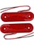 12V Side Marker Lamba 9 Ledli Kırmızı 8,5x2,5 cm TAS.018K-12 (2 Li) 1