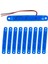 12V Parmak Lamba 9 Ledli Mavi 10X1,5 cm TAS.005M-12 (10 Lu) 1