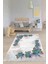 Dijital Baskılı Kaymaz Taban Yıkanabilir Çiçekli Salon Halısı Mutfak Halısı Yolluk VH-HY-985 1