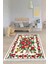 Dijital Baskılı Kaymaz Taban Yıkanabilir Çiçekli Salon Halısı Mutfak Halısı Yolluk VH-HY-1353 1