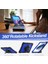 Galaxy Tab A İçin Tablet Kılıfı - Mavi - Siyah (Yurt Dışından) 2