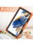Galaxy Tab A İçin Tablet Kılıfı - Siyah - Turuncu (Yurt Dışından) 4