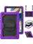 Galaxy Tab A İçin Tablet Kılıfı - Siyah - Mor (Yurt Dışından) 1