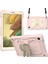 Galaxy Tab A İçin Tablet Kılıfı - Bej - Pembe (Yurt Dışından) 1
