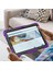 Galaxy Tab S8+ İçin Tablet Kılıfı - Siyah - Mor (Yurt Dışından) 4