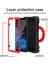 Galaxy Tab A İçin Tablet Kılıfı - Siyah - Kırmızı (Yurt Dışından) 3