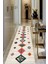 Dijital Baskılı Kaymaz Taban Yıkanabilir Modern Salon Halısı Koridor Halısı Yolluk VHU-HK-142 1