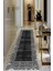 Dijital Baskılı Kaymaz Taban Yıkanabilir Modern Salon Halısı Koridor Halısı Yolluk VHU-HT-124 1