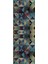 Dijital Baskılı Kaymaz Taban Yıkanabilir Modern Salon Halısı Koridor Halısı Yolluk VHU-HS-353 2