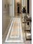 Dijital Baskılı Kaymaz Taban Yıkanabilir Modern Salon Halısı Koridor Halısı Yolluk VHU-HS-260 1