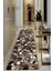 Dijital Baskılı Kaymaz Taban Yıkanabilir Modern Salon Halısı Koridor Halısı Yolluk VHU-HS-453 1