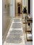 Dijital Baskılı Kaymaz Taban Yıkanabilir Modern Salon Halısı Koridor Halısı Yolluk VHU-HT-1382 1