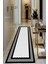 Dijital Baskılı Kaymaz Taban Yıkanabilir Modern Salon Halısı Koridor Halısı Yolluk VHU-HS-525 1