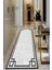 Dijital Baskılı Kaymaz Taban Yıkanabilir Modern Salon Halısı Koridor Halısı Yolluk VHU-HT-363 1