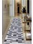 Dijital Baskılı Kaymaz Taban Yıkanabilir Modern Salon Halısı Koridor Halısı Yolluk VHU-SD-252 1