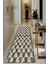 Dijital Baskılı Kaymaz Taban Yıkanabilir Modern Salon Halısı Koridor Halısı Yolluk VHU-HT-117 1