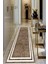 Dijital Baskılı Kaymaz Taban Yıkanabilir Modern Salon Halısı Koridor Halısı Yolluk VHU-HT-576 1