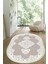 Dijital Baskılı Kaymaz Taban Yıkanabilir Oval Salon Halısı Mutfak Halısı Yolluk VHO-HK-124 1