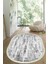 Dijital Baskılı Kaymaz Taban Yıkanabilir Oval Salon Halısı Mutfak Halısı Yolluk VHO-HT-468 1