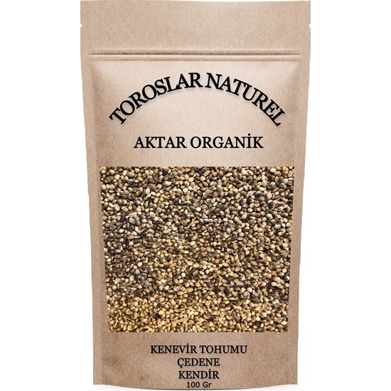 Toroslar Naturel Aktar Organik Kenevir Tohumu Yüksek Protein Fiyatı