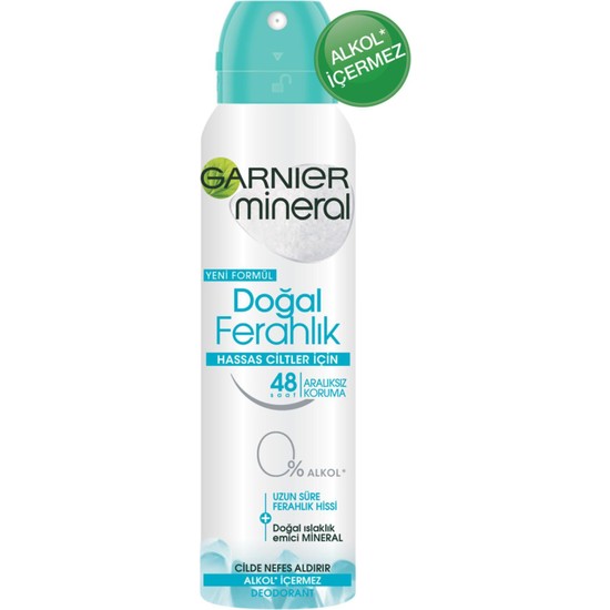 Garnier Deodorant Mineral Doğal Ferahlık Sprey 150ml Fiyatı