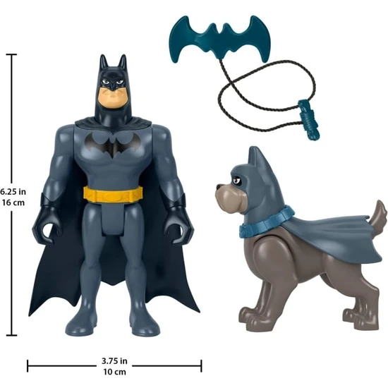 Fisher Price Dc League Of Super Pets Batman ve Ace HGL03