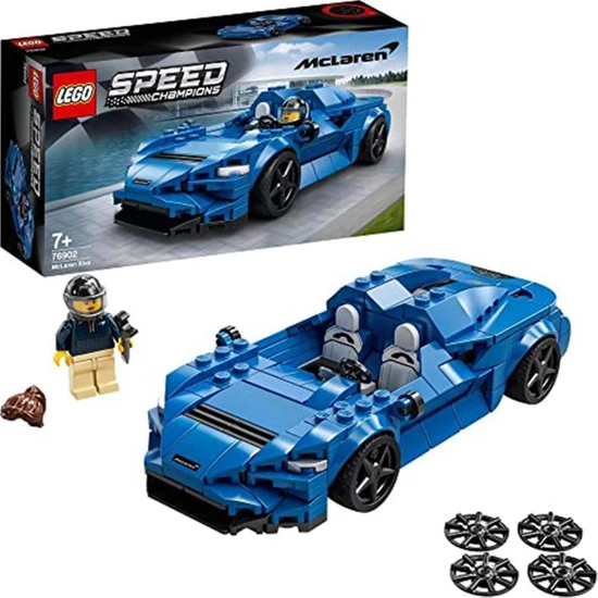 LEGO Speed Champions 76902 Mclaren Elva Yapım Seti; Mükemmel Bir Oyuncak Araba; Çocuklar Için Haval