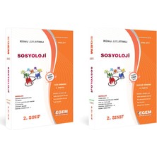 Egem Eğitim Yayınları AÖFanad. Sosyoloji Güz ve Bahar Dönemi 2. Sınıf Konu Anlatımlı Soru