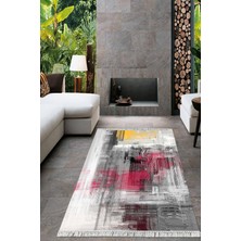 Viyana Home Dijital Baskılı Kaymaz Taban Yıkanabilir Modern Salon Halısı Mutfak Halısı Yolluk VH-HT-691