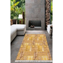 Viyana Home Dijital Baskılı Kaymaz Taban Yıkanabilir Modern Salon Halısı Mutfak Halısı Yolluk VH-HT-700