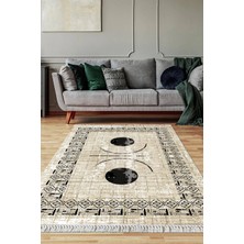 Viyana Home Dijital Baskılı Kaymaz Taban Yıkanabilir Salon Halısı Mutfak Halısı Yolluk VH-SD-1068