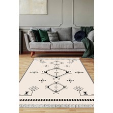 Viyana Home Dijital Baskılı Kaymaz Taban Yıkanabilir Salon Halısı Mutfak Halısı Yolluk VH-SD-720