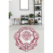 Viyana Home Kaymaz Taban Yıkanabilir Lazer Kesim Salon Halısı Mutfak Halısı Yolluk VHL-SD-397