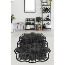 Viyana Home Kaymaz Taban Yıkanabilir Lazer Kesim Salon Halısı Mutfak Halısı Yolluk VHL-SD-246