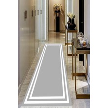 Viyana Home Dijital Baskılı Kaymaz Taban Yıkanabilir Modern Salon Halısı Koridor Halısı Yolluk VHU-HT-528