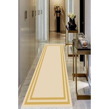 Viyana Home Dijital Baskılı Kaymaz Taban Yıkanabilir Modern Salon Halısı Koridor Halısı Yolluk VHU-HT-541