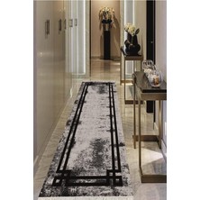 Viyana Home Dijital Baskılı Kaymaz Taban Yıkanabilir Modern Salon Halısı Koridor Halısı Yolluk VHU-SD-444
