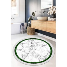 Viyana Home Dijital Baskılı Kaymaz Taban Yıkanabilir Yuvarlak Salon Halısı Mutfak Halısı Paspas VHYU-HT-806