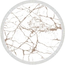 Viyana Home Dijital Baskılı Kaymaz Taban Yıkanabilir Yuvarlak Salon Halısı Mutfak Halısı Paspas VHYU-HT-422