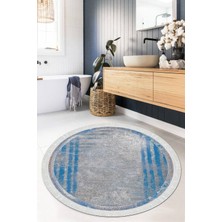 Viyana Home Dijital Baskılı Kaymaz Taban Yıkanabilir Yuvarlak Salon Halısı Mutfak Halısı Paspas VHYU-SD-235