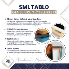 SML Tablo Buda Heykeli Gözü Kapalıhuzur Meditasyon Arınma Budizm Kanvas Tablo
