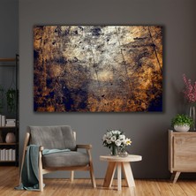 SML Tablo Bakır Renkli Soyut Abstract Sanat Modern Dekor Kanvas Tablo