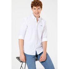 U.S. Polo Assn. Erkek Beyaz Gömlek 50262491-VR013