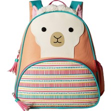 Skip Hop Zoo Lama Sırt Çantası Dayanıklı Poli Kanvas Küçük Boy Kız Çocuklar İçin Eğlenceli Tasarım