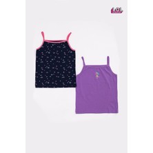 RolyPoly Lisanslı Lol Kız Çocuk Ince Askılı 2'li Atlet Set