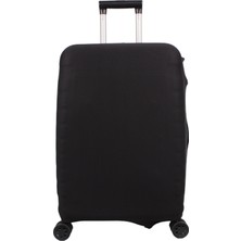 Bagacar Siyah Orta Boy Valiz Için Valiz Kılıfı